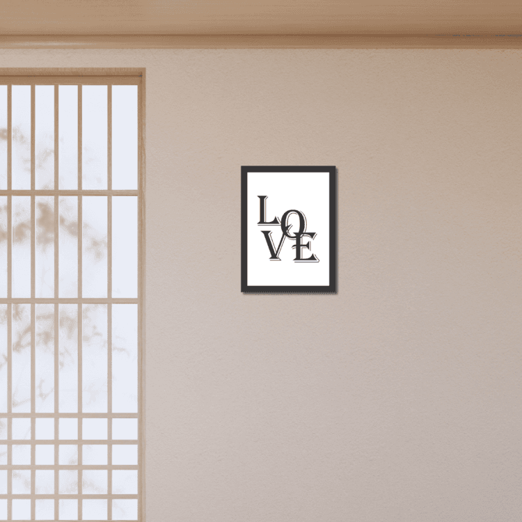 Love Baskılı Mdf Tablo - Görsel 2