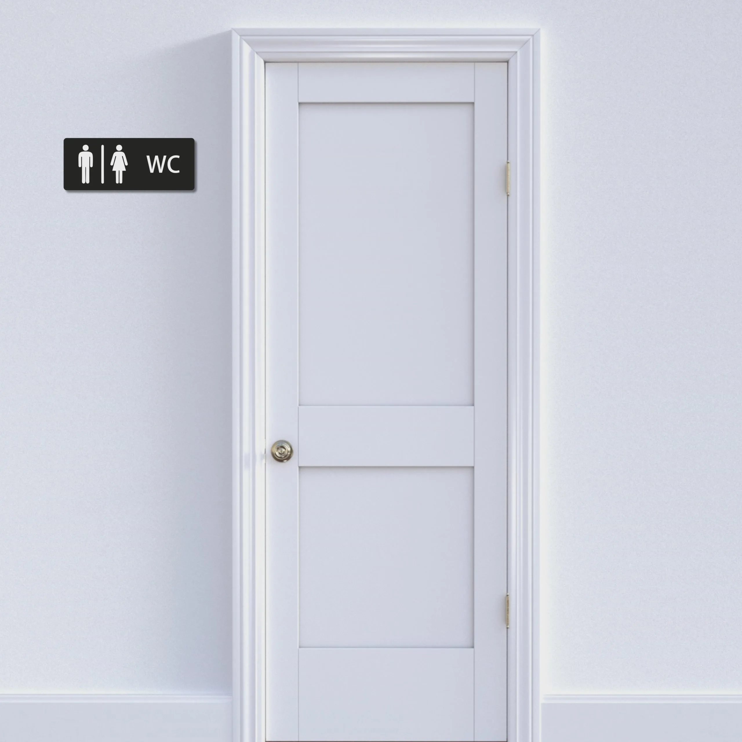 Kadın Erkek WC Tabelası Pleksi - nejjelo.com