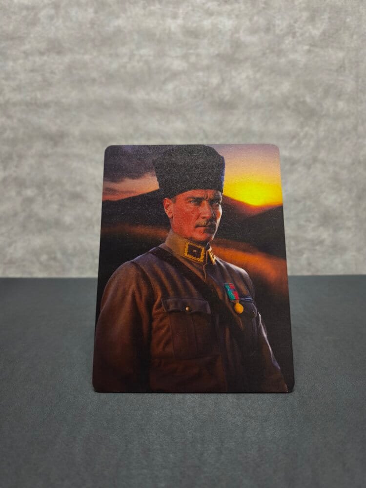 Atatürk Silüet Mdf Tablo