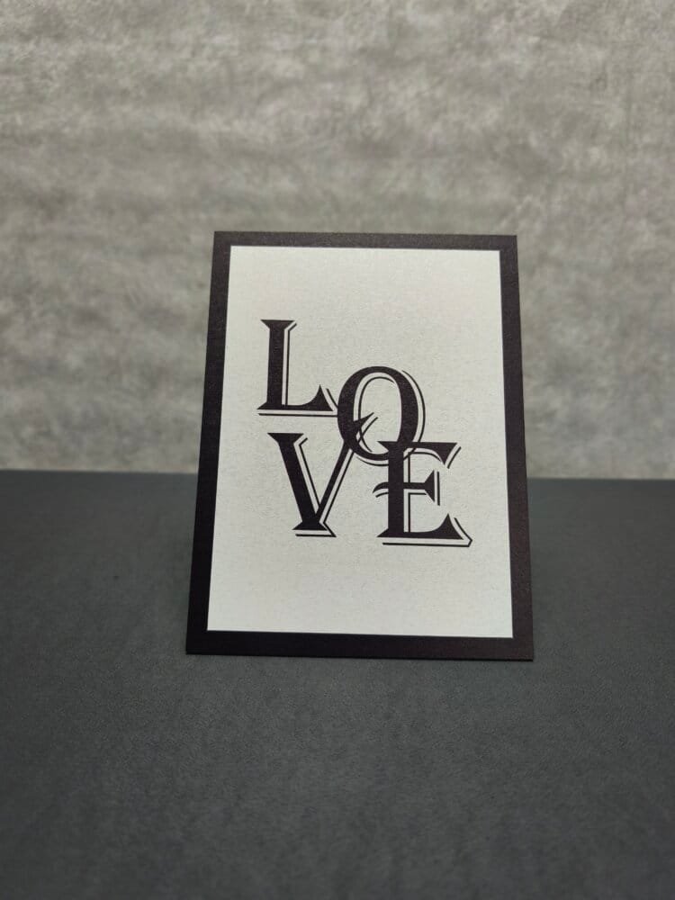 Love Baskılı Mdf Tablo